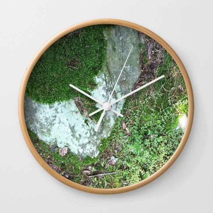 Natural Forest Floor Wall Clock moss wall clock nature wall Etsy