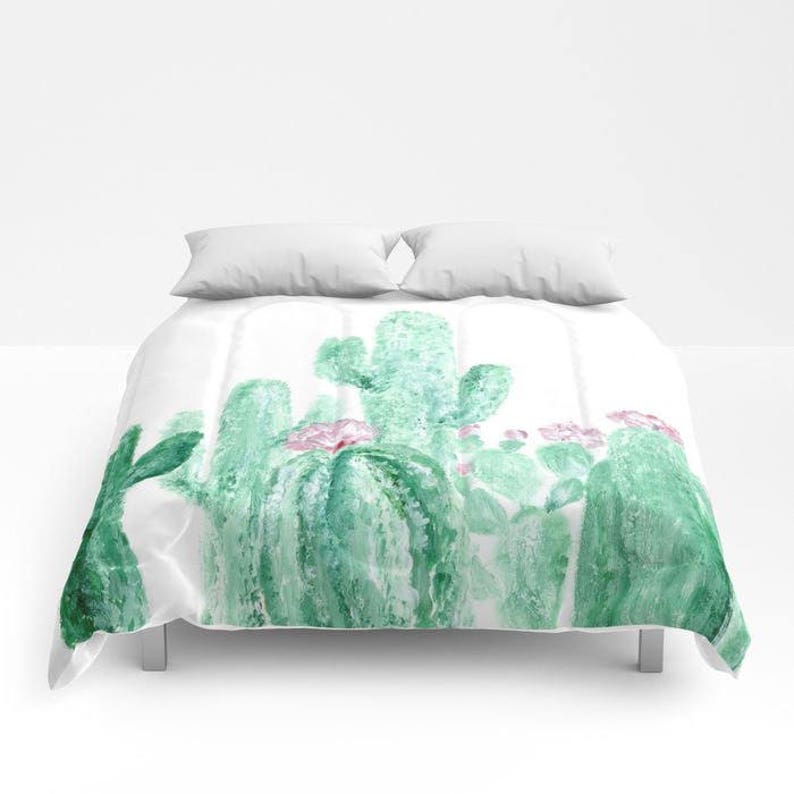 Cactus Comforter Bedding Bed Cover Image 0