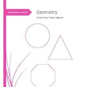 Series Four Geometry Montessori nomenclature 3-part cards & control book set