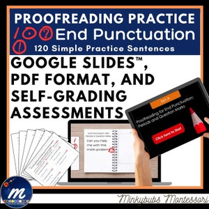 End Punctuation Proofreading Starters Bell Ringers Fast Finishers Periods ? !