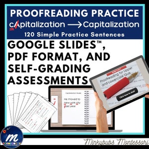 Capitalization & Lowercase Grammar Editing, Proofreading Starters Bell-Ringers