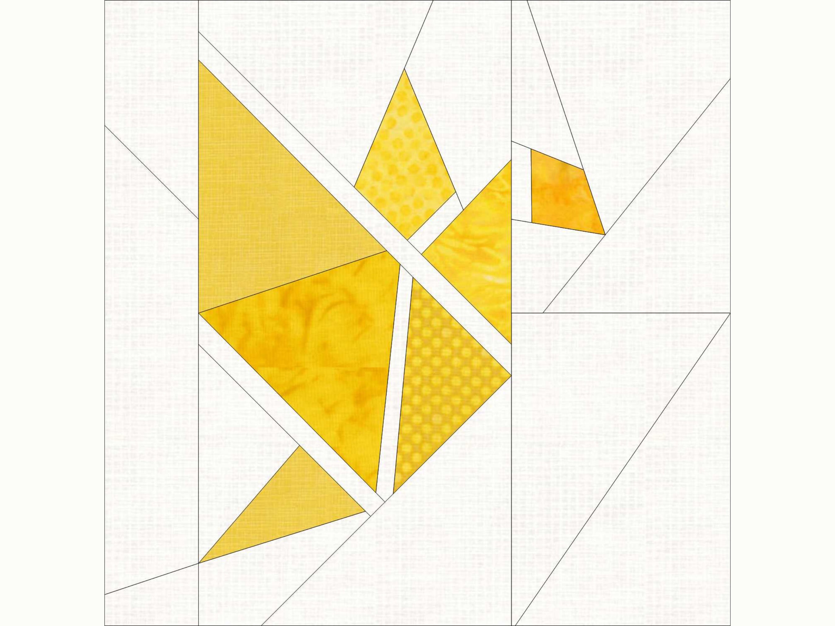 Origami Crane Quilt Block Paper Piecing 6-inch Square - Etsy