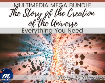 Montessori Story of Creation of Universe First Great Lesson Printable Video Audio Presentation All-inclusive Everything You Need MEGA BUNDLE