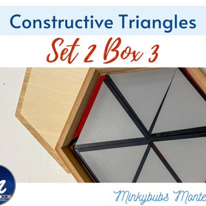 Constructive Triangles Rectangular Colored Set 2 Box 3 Printable - Print & Go!