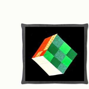 Rubiks Cube Quilt Block Paper Piecing 12-inch Square - Etsy