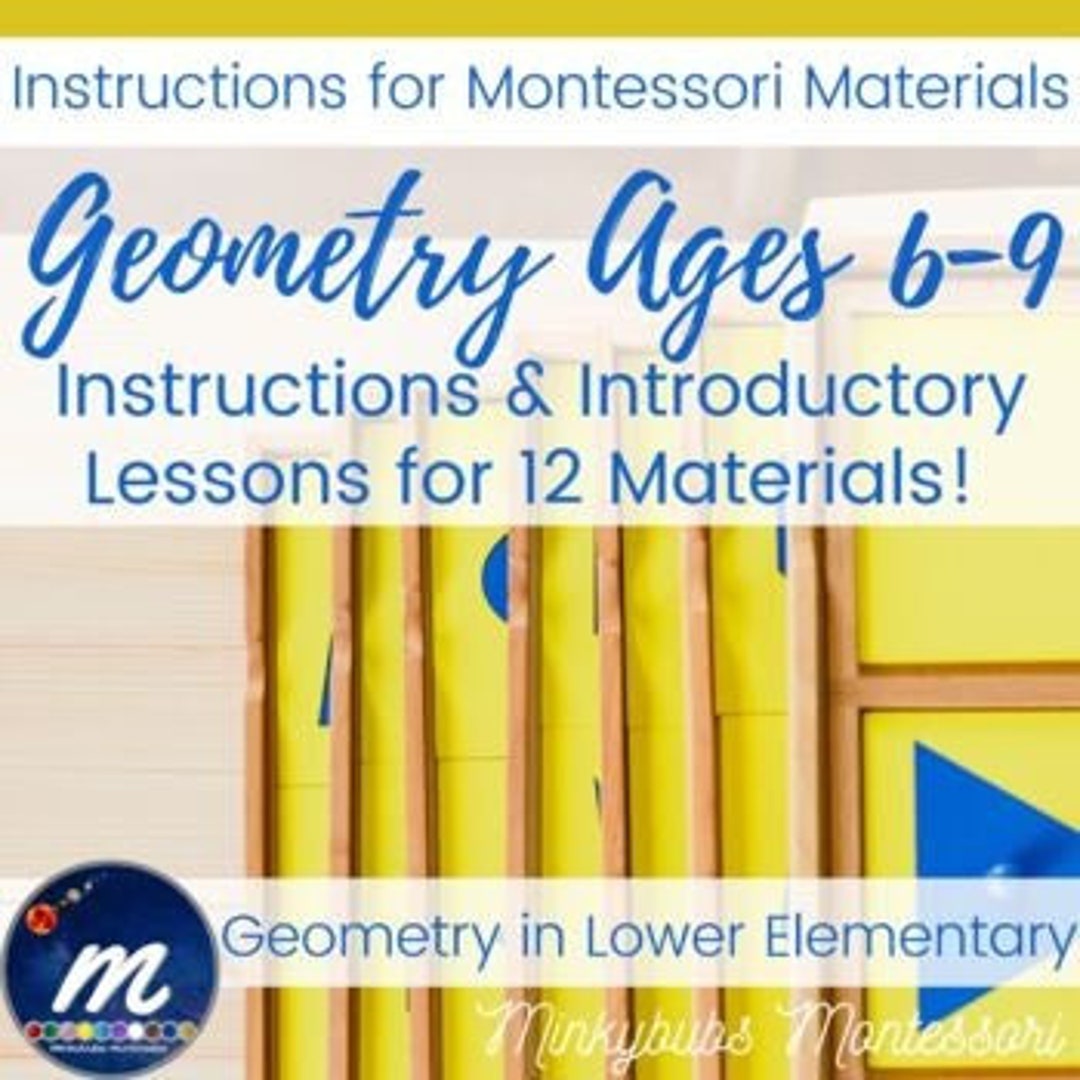 How to Use Your Geometry 1 Materials Montessori Inc 1st Presentations ...