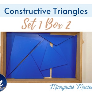 Constructive Triangles Rectangular Colored Set 1 Box 2 Printable - Print & Go!