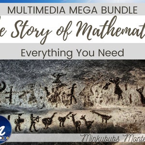 Montessori Story of Mathematics Fifth Great Lesson Printable Video Audio Presentation All-inclusive Everything You Need MEGA BUNDLE DL