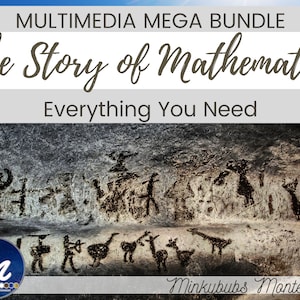 Montessori Story of Mathematics Fifth Great Lesson Printable Video Audio Presentation All-inclusive Everything You Need MEGA BUNDLE DL