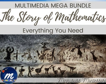 Montessori Story of Mathematics Fifth Great Lesson Printable Video Audio Presentation All-inclusive Everything You Need MEGA BUNDLE DL