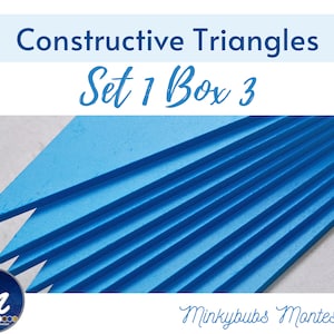 Constructive Triangles Rectangular Colored Set 1 Box 3 Printable - Print & Go!