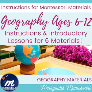 Come utilizzare TUTTA LA GEOGRAFIA Materiali Montessori con introduzione di base