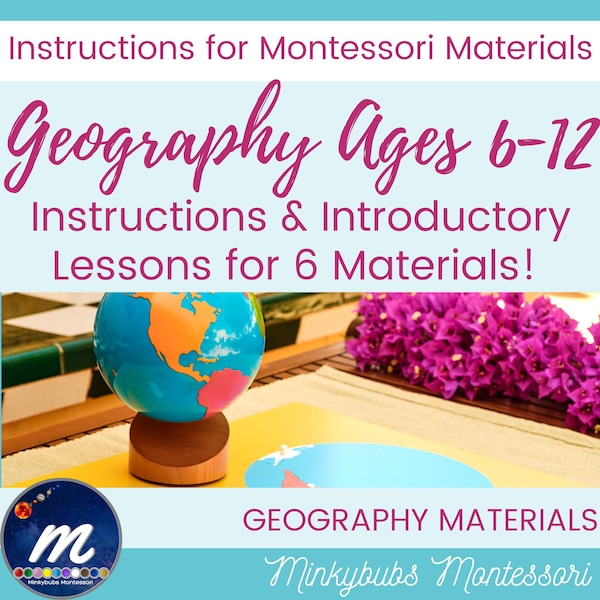 Geography Materials Etsy