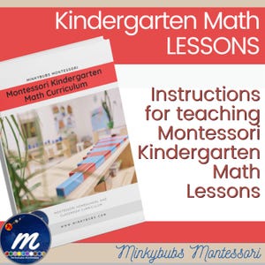 Montessori Get READY for GRADE 1 Math Curriculum Guide - Kindergarten Math COMPLETE Essentials Montessori Math Curriculum Common Core Mapped