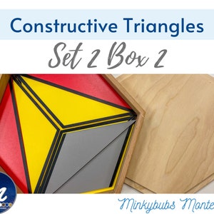 Constructive Triangles Rectangular Colored Set 2 Box 2 Printable - Print & Go!