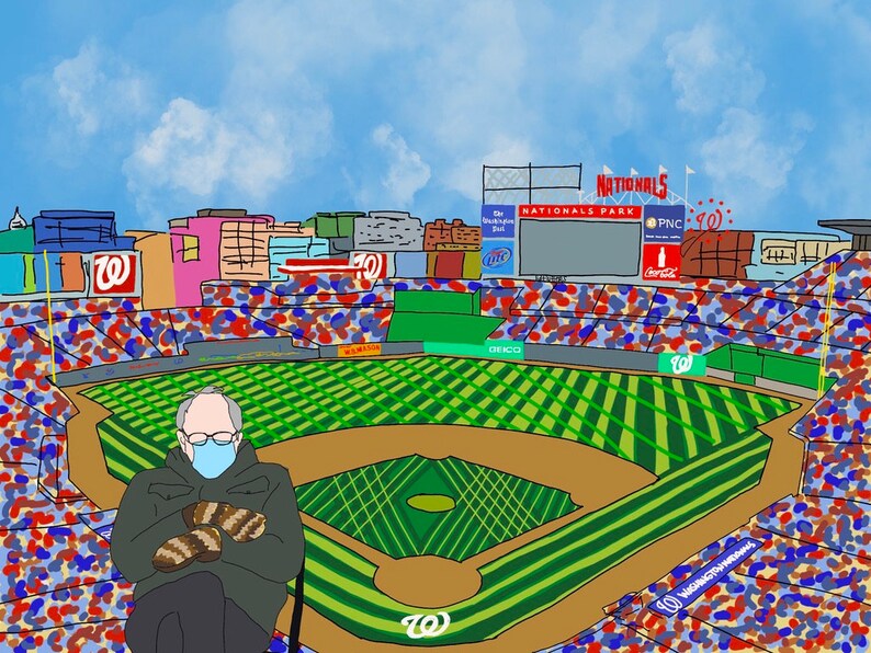 Bernie at the Nationals Stadium image 1