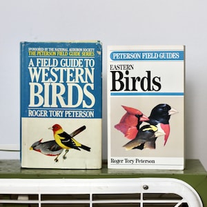1960s Western Birds Book, Animal Book Set, Peterson Field Guide, 1980 Eastern Birds Book, Vintage Reference Books, Bird Watching Guide