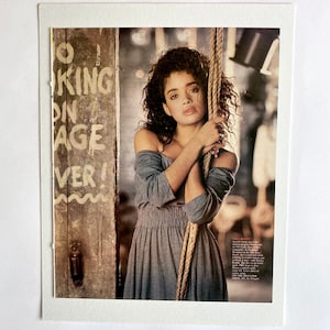 1987 Lisa Bonet Ad, Rolling Stone Magazine, Lenny Kravitz, 80s Pop Culture, Black Women in Hollywood, Black Actress