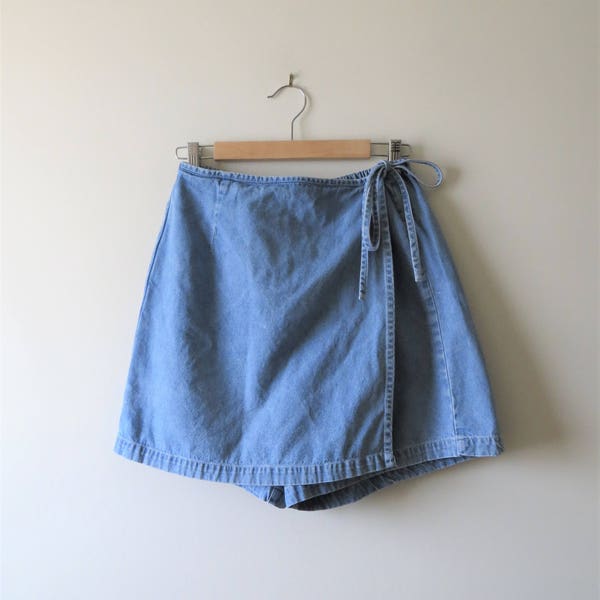 90s Cabin Creek Skort Wrap Tie Skirt with Shorts Women's US Size Medium 8 to 10