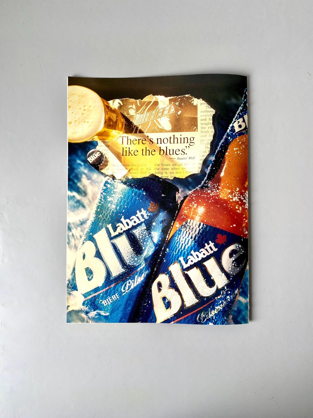 1992 Labatt Blue Ad - Etsy