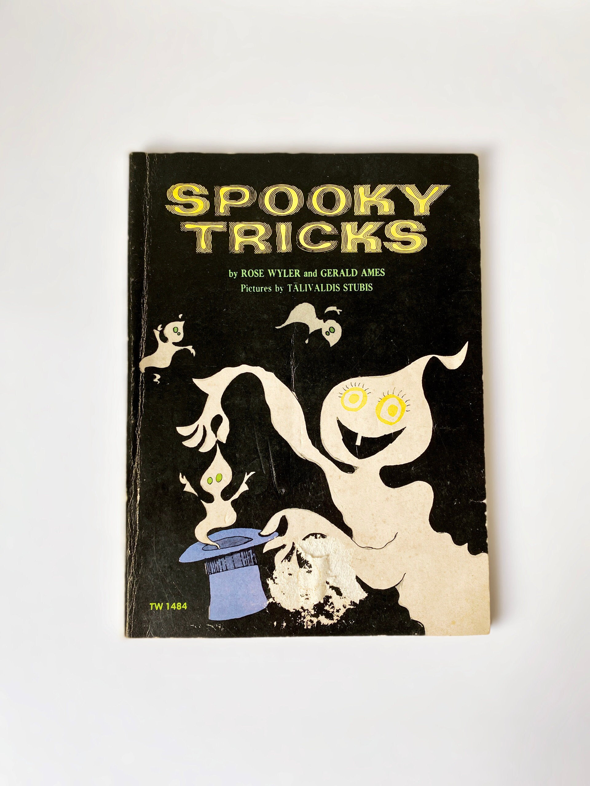 1968 Spooky Tricks Book, Magic Tricks Book, Gift for Children