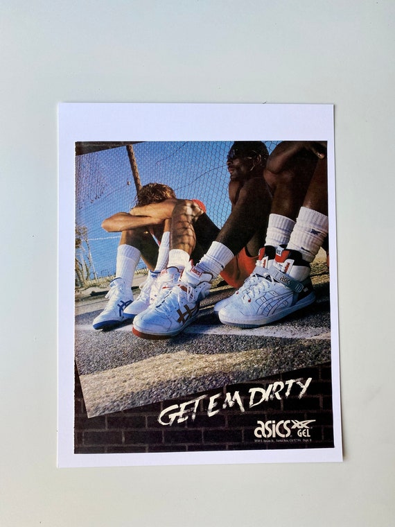 1988 Asics Advertisement Sneaker Ad Retro 80s - Etsy