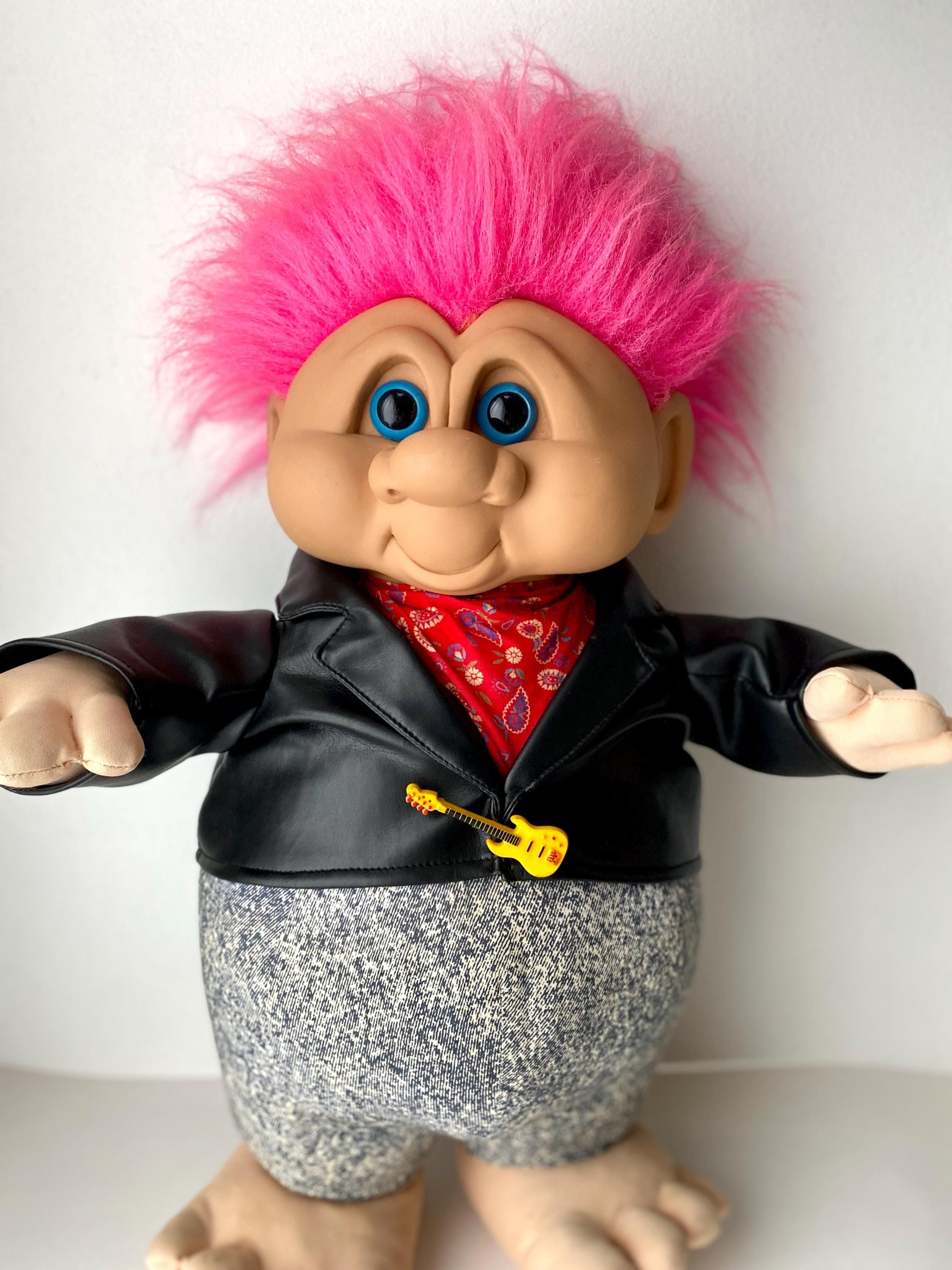 Vintage Black Troll Doll - Etsy Canada