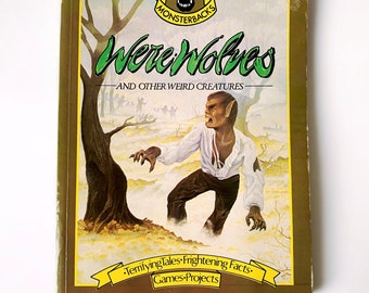 1980 Werewolves Book, Monsterbacks Fairytales, Monsters Book, Gifts for Kids