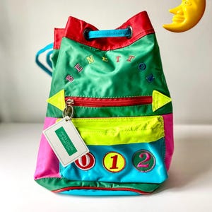 ベネトン ボストンバッグ マルチカラー 90s 平成リバイバル Benetton