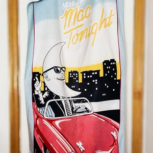 1988 Mac Tonight Towel, Retro Promotional McDonald&#39;s, Rare Collectible, 80s McDonald&#39;s Fast Food Merch
