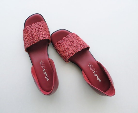 aerosoles open toe slippers