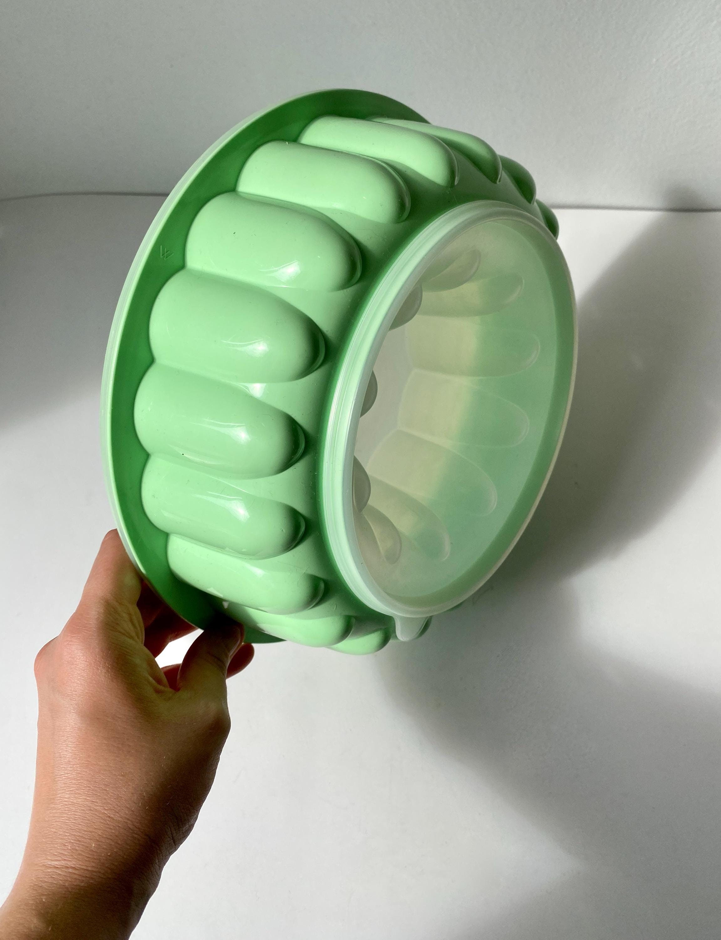 Ensemble de moules pour gelée Tupperware vintage avec couvercle | Moule Ensemble de moules pour gelée Tupperware vintage avec couvercle | Moule