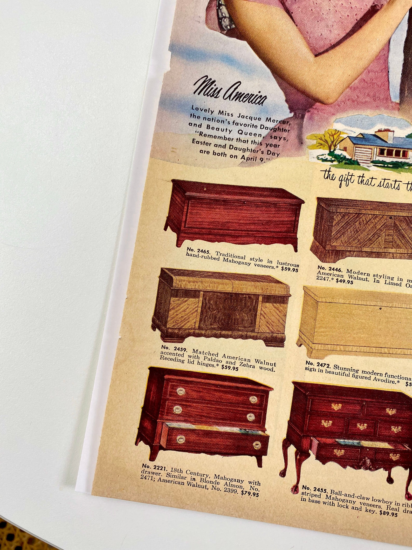 1950 Lane Hope Chest Vintage Trunk 1950 Miss America 50s Etsy