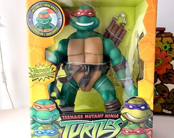 2003 Giant Michelangelo Action Figure, Teenage Mutant Ninja Turtles, Y2K Posable Toys