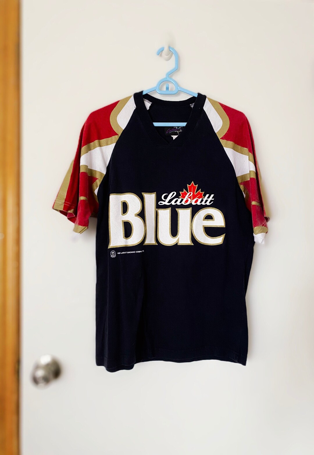 1999 Labatt Blue T-shirt, Canadian Brewery Shirt, Unisex Beer Shirt