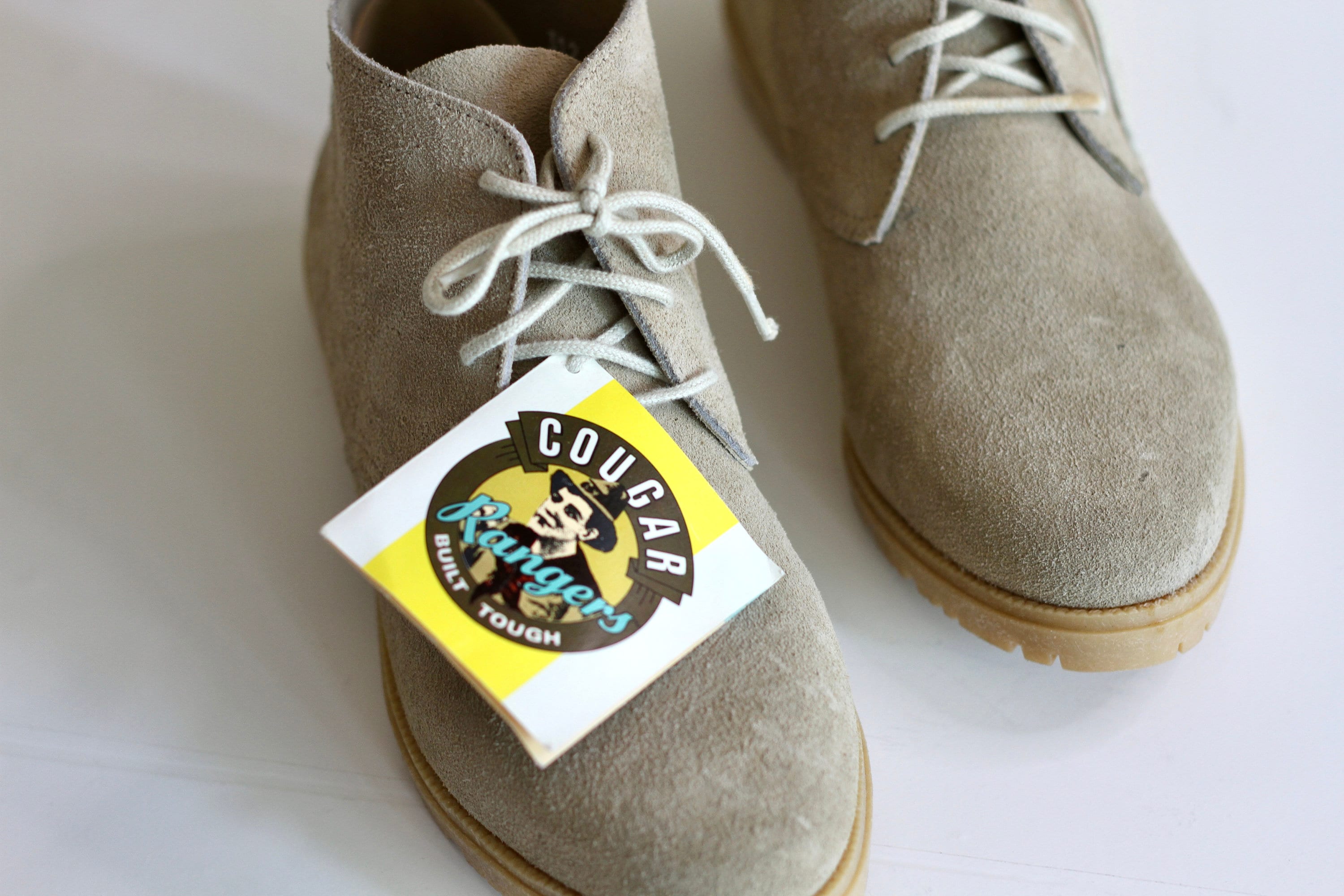 Botas de desierto Cougar Rangers de los años 80, ante topo, stock