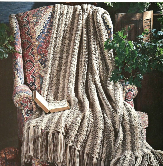 Reversible Afghan - Free Crochet Blanket Pattern - Antique Crochet