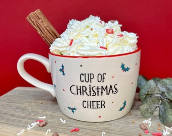 Cup of Christmas Cheer handmade Christmas mug