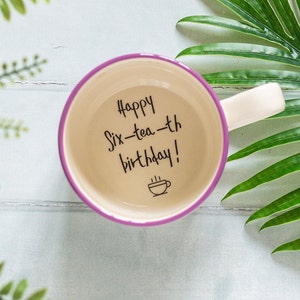 60.Geburtstag Tasse mit versteckter Nachricht, 60. Geburtstag Geschenk 60