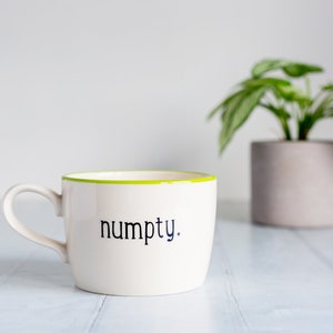 Numpty handmade ceramic mug