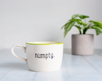 Numpty handmade ceramic mug