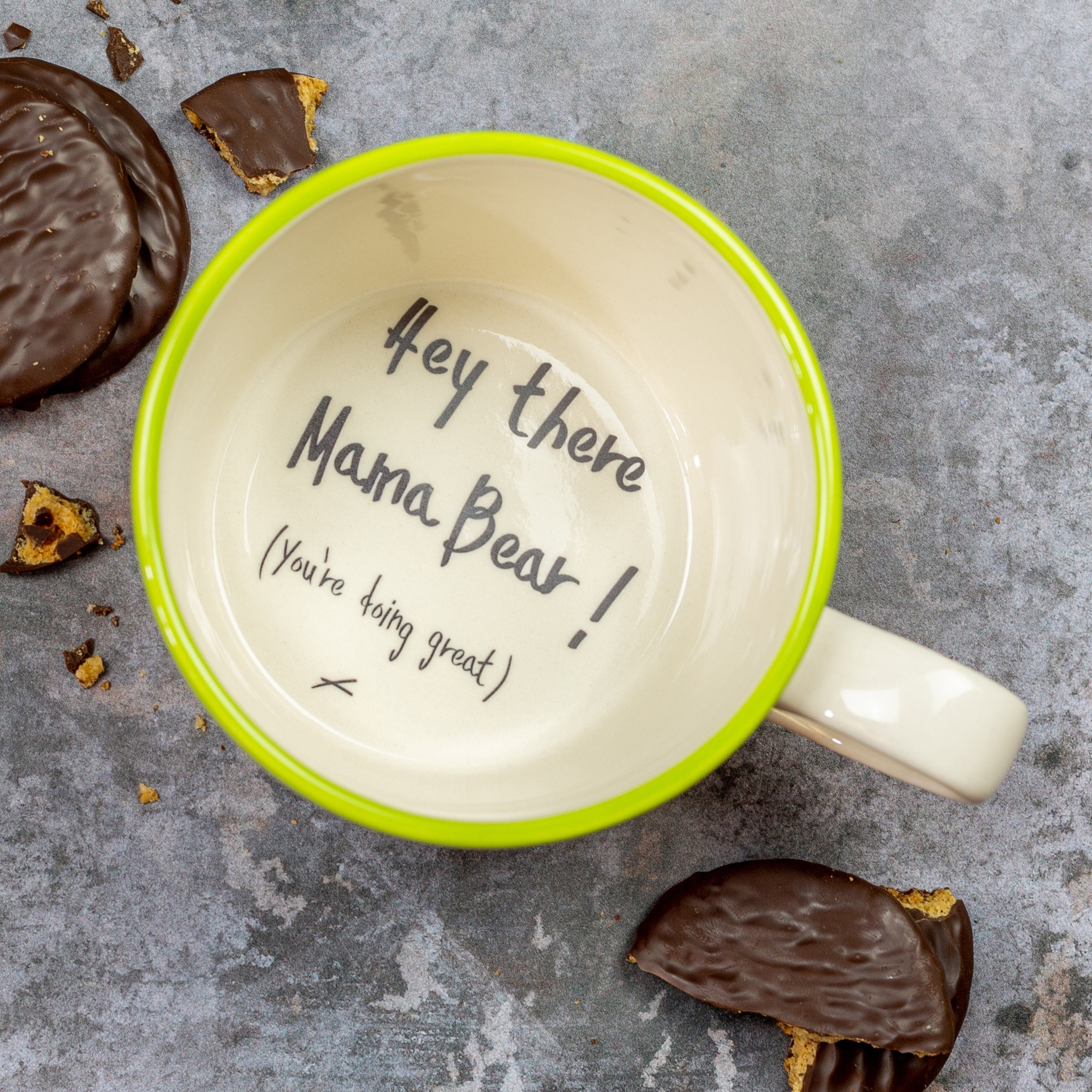 Salut Mama Bear Nouveau Cadeau de Maman, Tasse Message Soutien Cachée Pour Les Nouvelles Mamans d'ou