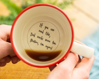 If you can read this.... personalised secret message cup