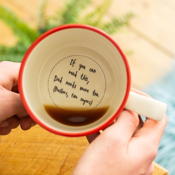 If you can read this.... personalised secret message cup