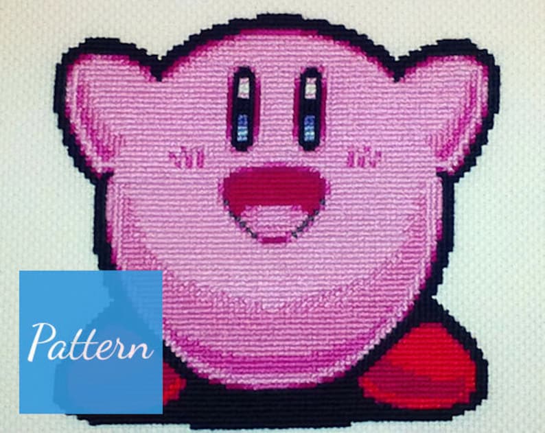 Kirby Cross Stitch Pattern - Etsy
