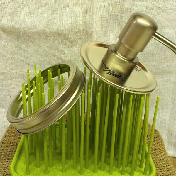 DIY Mason Jar Soap Dispenser with "BH" Stainless Steel Pump (glass jar not included)
