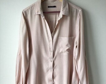 Nude Button Up - Etsy