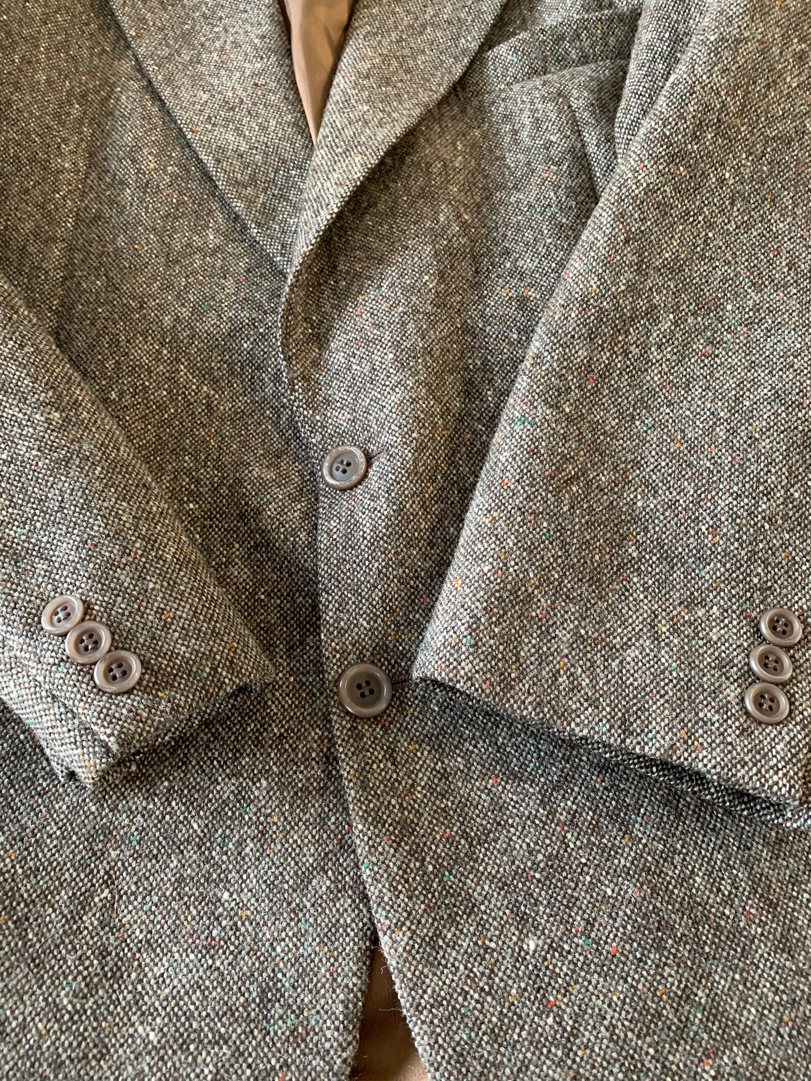 Vintage 1970's Donegal Tweed Jacket sports Coat Blazer - Etsy