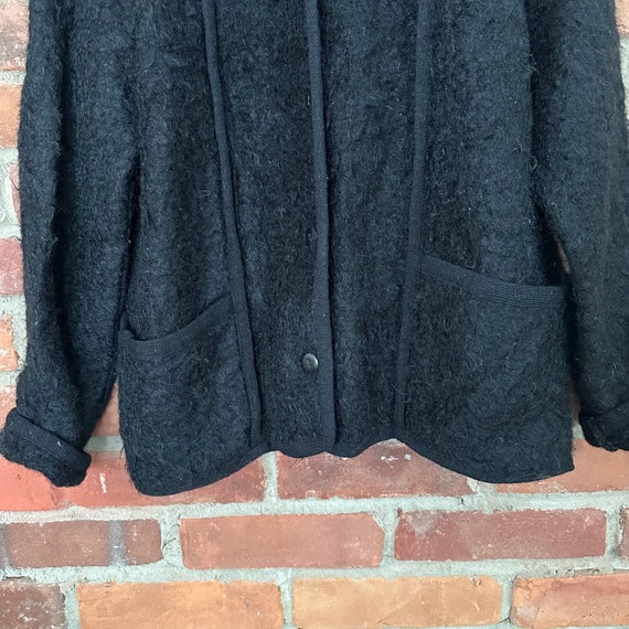 Scottish Mohair jacket Cardigan, Fuzzy texture , … - image 6