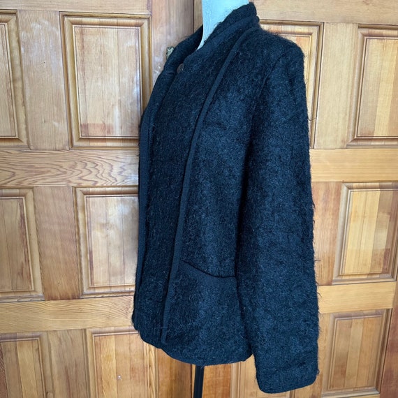 Scottish Mohair jacket Cardigan, Fuzzy texture , … - image 3